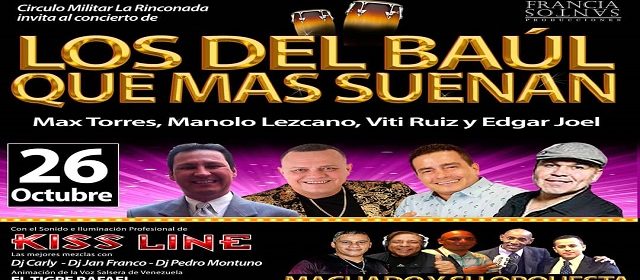 EL EVENTO SALSERO DEL AÑO  “LOS DEL BAÚL QUE MAS SUENAN” SERÁ EN CARACAS