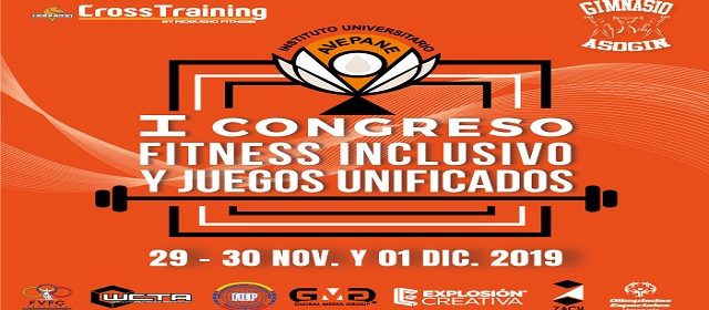 PRIMER CONGRESO FITNESS INCLUSIVO Y JUEGOS UNIFICADOS AVEPANE 2019