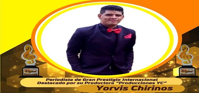FUNCULATINO RECONOCE LA LABOR DE YORVIS CHIRINOS  Y SU PRODUCTORA “PRODUCCIONES YC”