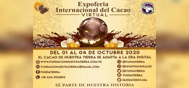 EXPOFERIA INTERNACIONAL DEL CACAO SE REALIZARÁ ESTE 2020 DE MANERA VIRTUAL