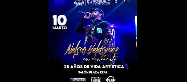 NELSON VELÁSQUEZ LLEGA A VENEZUELA PARA CELEBRAR CON UN CONCIERTO 25 AÑOS DE CARRERA ARTÍSTICA