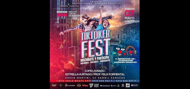 SE VIENE EL PRIMER “TIKTOKER FEST” EN CARACAS