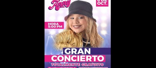 ANNY “LA NIÑA DEL FLOW” DARÁ  UN GRAN CONCIERTO POR EL REGRESO A CLASES