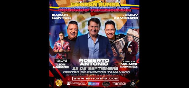 “LA GRAN RUMBA COLOMBO VENEZOLANA” LLEGARÁ A CARACAS