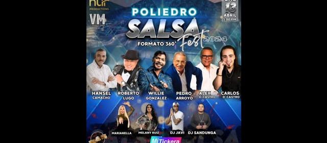 EL POLIEDRO DE CARACAS SE PREPARA PARA EL PRIMER FESTIVAL 360° DE SALSA EN VENEZUELA