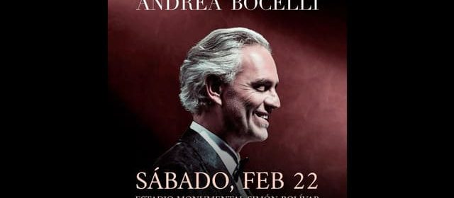 ANDREA BOCELLI VOLVERÁ A VENEZUELA CON UN CONCIERTO MONUMENTAL