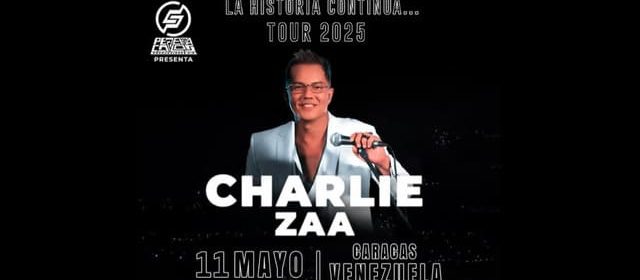 CHARLIE ZAA CELEBRARÁ EL “DÍA DE LAS MADRES” CON UN CONCIERTO INOLVIDABLE EN CARACAS