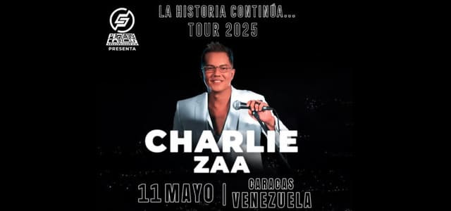 CHARLIE ZAA CELEBRARÁ EL “DÍA DE LAS MADRES” CON UN CONCIERTO INOLVIDABLE EN CARACAS