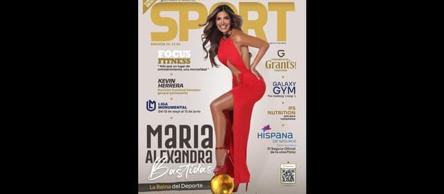 MARÍA ALEXANDRA BASTIDAS DEMUESTRA QUE ES LA “REINA DEL DEPORTE” EN LA EDICIÓN N° 36 DE SPORT MAGAZINE