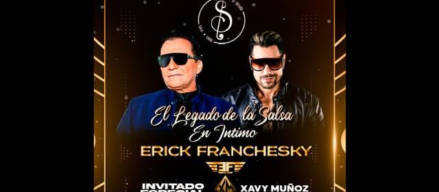 ERICK FRANCHESKY PRESENTARÁ “EL LEGADO DE LA SALSA” EN UN CONCIERTO ÍNTIMO EN CARACAS