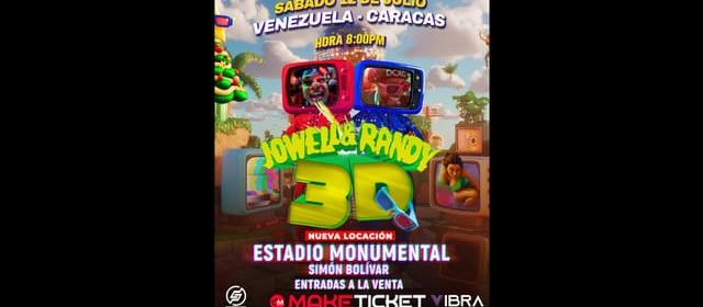 ¡JOWELL & RANDY EN 3D, SE TRASLADA AL ESTADIO MONUMENTAL SIMÓN BOLÍVAR!