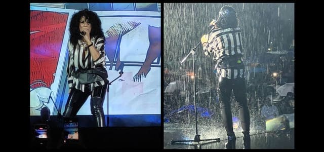 ¡BAJO LA LLUVIA! KARINA OFRECIÓ UN CONCIERTO MÁGICO EN SAN DIEGO