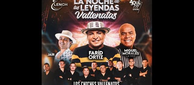 “LA NOCHE DE LAS LEYENDAS VALLENATAS” LLEGARÁ A VENEZUELA