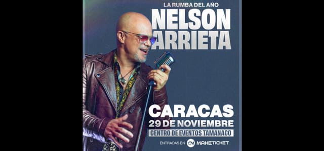 NELSON ARRIETA REGRESARÁ A CARACAS CON LA RUMBA DEL AÑO